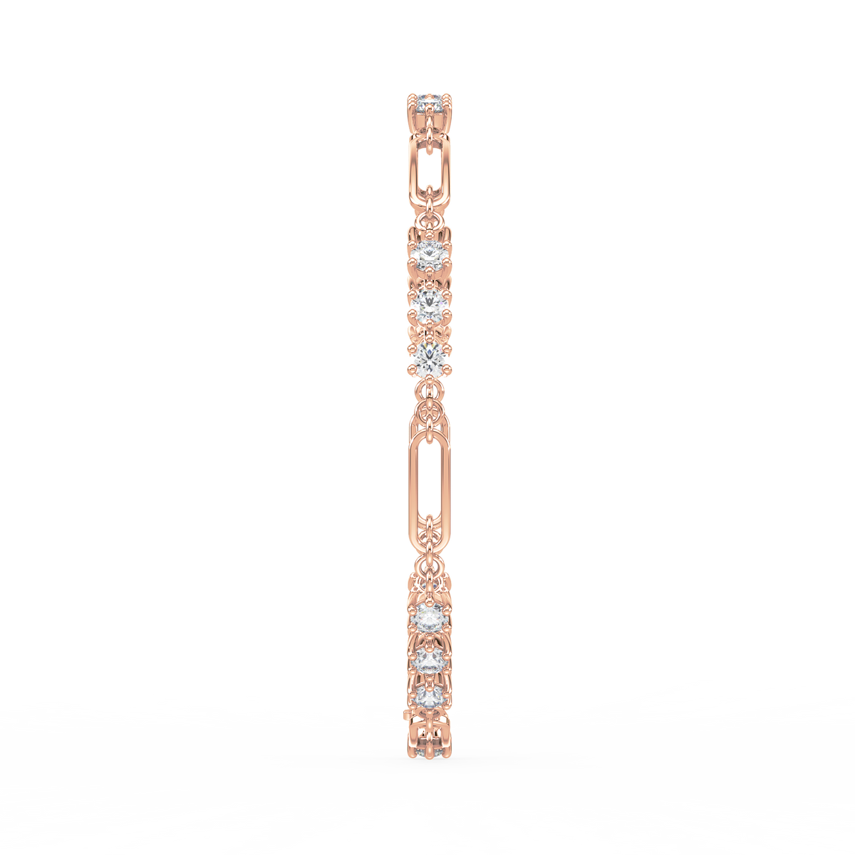 Murphie Lab Grown Diamond Paperclip Link Bracelet