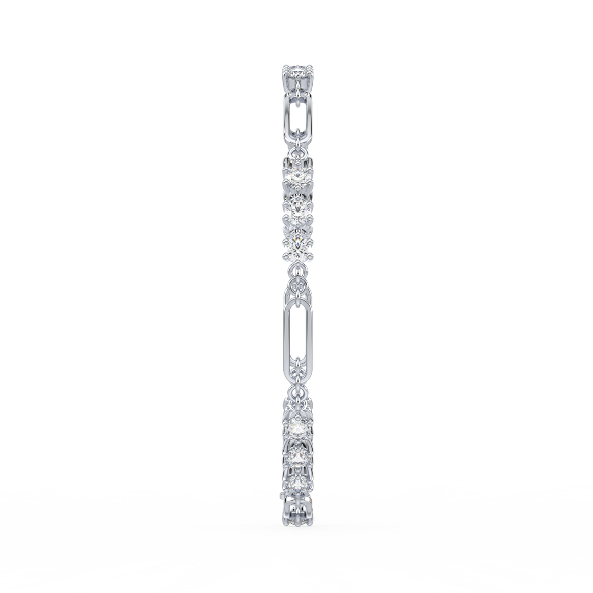 Murphie Lab Grown Diamond Paperclip Link Bracelet