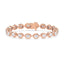 Parker East-West Oval Double Bezel Prong Lab Grown Diamond Tennis Bracelet