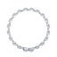 Parker East-West Oval Double Bezel Prong Lab Grown Diamond Tennis Bracelet