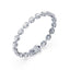 Parker East-West Oval Double Bezel Prong Lab Grown Diamond Tennis Bracelet