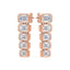 Elodie Emerald Lab Grown Diamond Bezel Drop Earrings