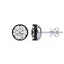 Elsie Georgian Button Back Lab Grown Diamond Stud Earrings