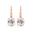 Aspen Old Mine Lab Grown Diamond Bezel Prong Drop Earrings