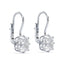 Aspen Old Mine Lab Grown Diamond Bezel Prong Drop Earrings