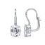 Aspen Old Mine Lab Grown Diamond Bezel Prong Drop Earrings