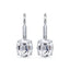 Aspen Old Mine Lab Grown Diamond Bezel Prong Drop Earrings
