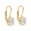 Aspen Old Mine Lab Grown Diamond Bezel Prong Drop Earrings