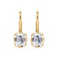 Aspen Old Mine Lab Grown Diamond Bezel Prong Drop Earrings