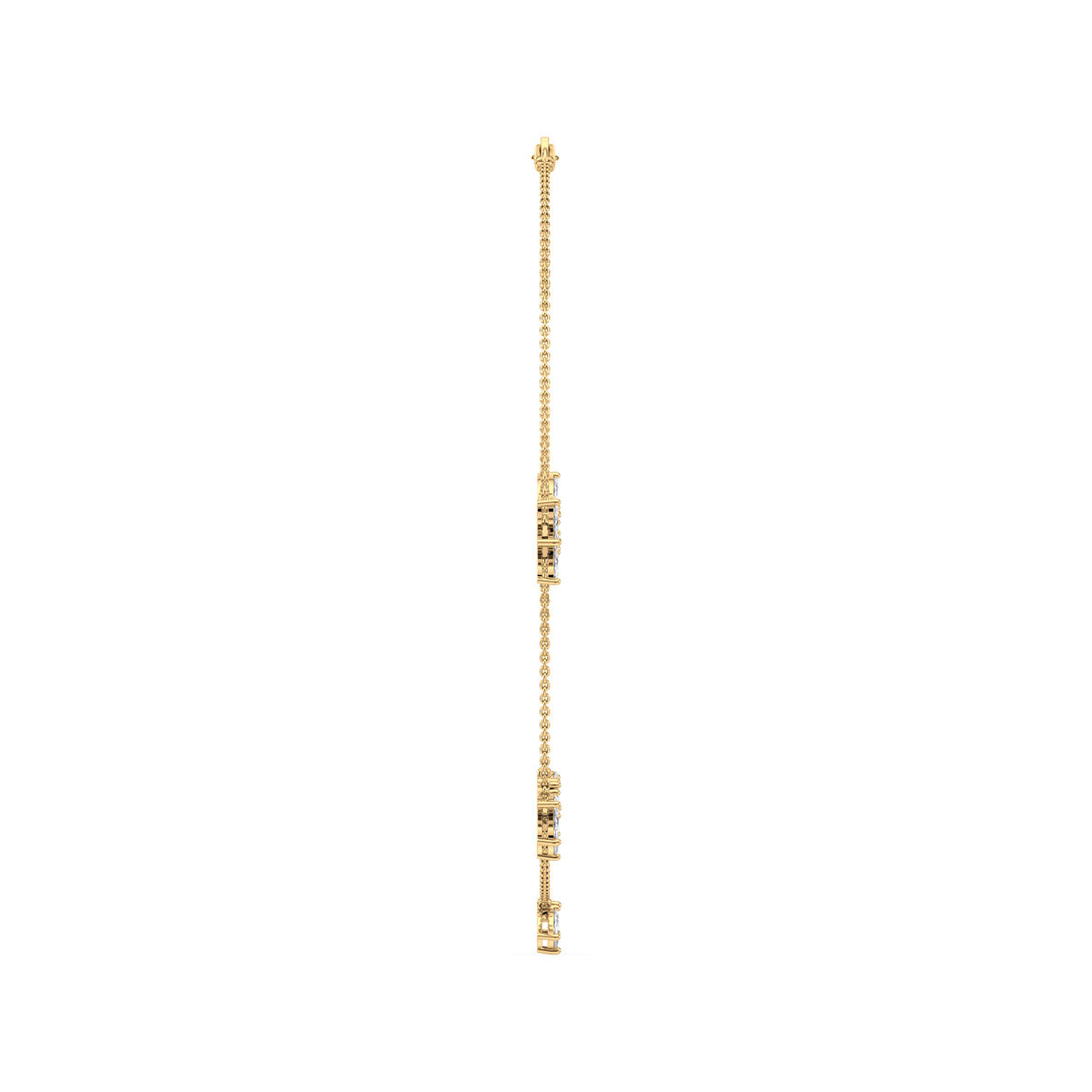 Genevieve Floral Marquise Lab Grown Diamond Necklace