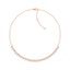 Juliette Bezel Oval Lab Grown Diamond Petal Necklace