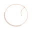 Juliette Bezel Oval Lab Grown Diamond Petal Necklace