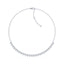 Juliette Bezel Oval Lab Grown Diamond Petal Necklace