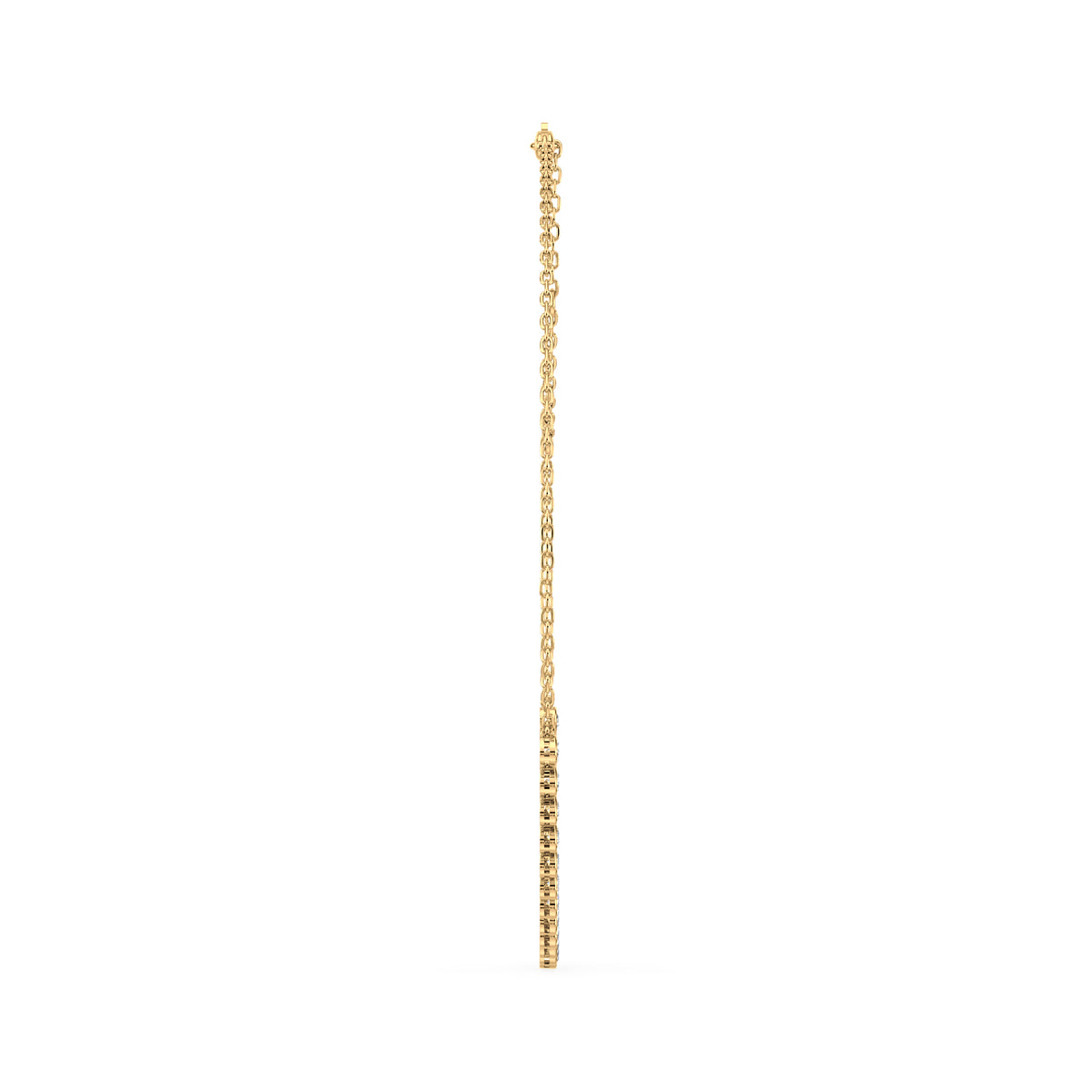 Juliette Bezel Oval Lab Grown Diamond Petal Necklace