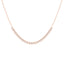 Juliette Bezel Oval Lab Grown Diamond Petal Necklace