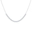Juliette Bezel Oval Lab Grown Diamond Petal Necklace