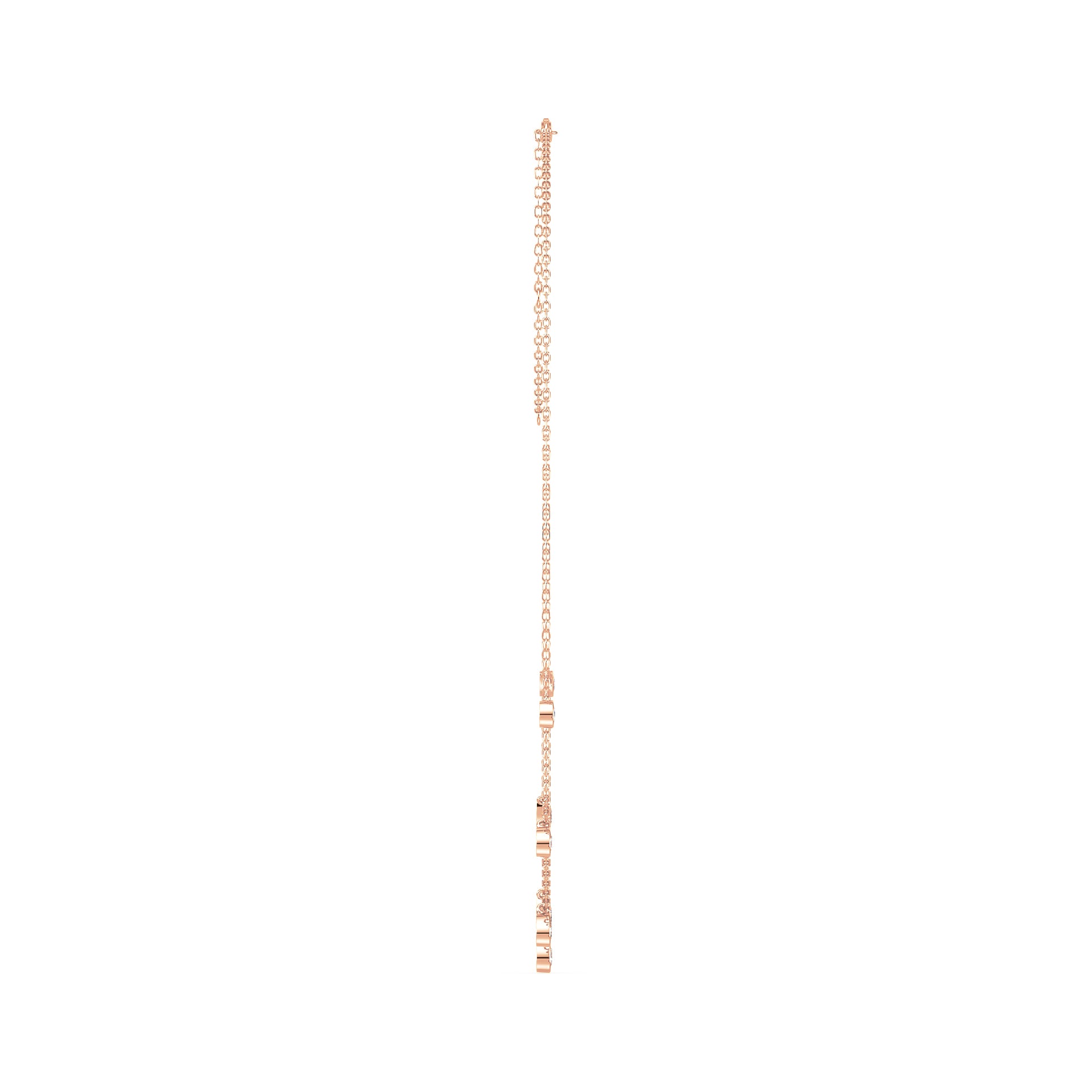 Sophia Pear Lab Grown Diamond Bezel Droplet Necklace
