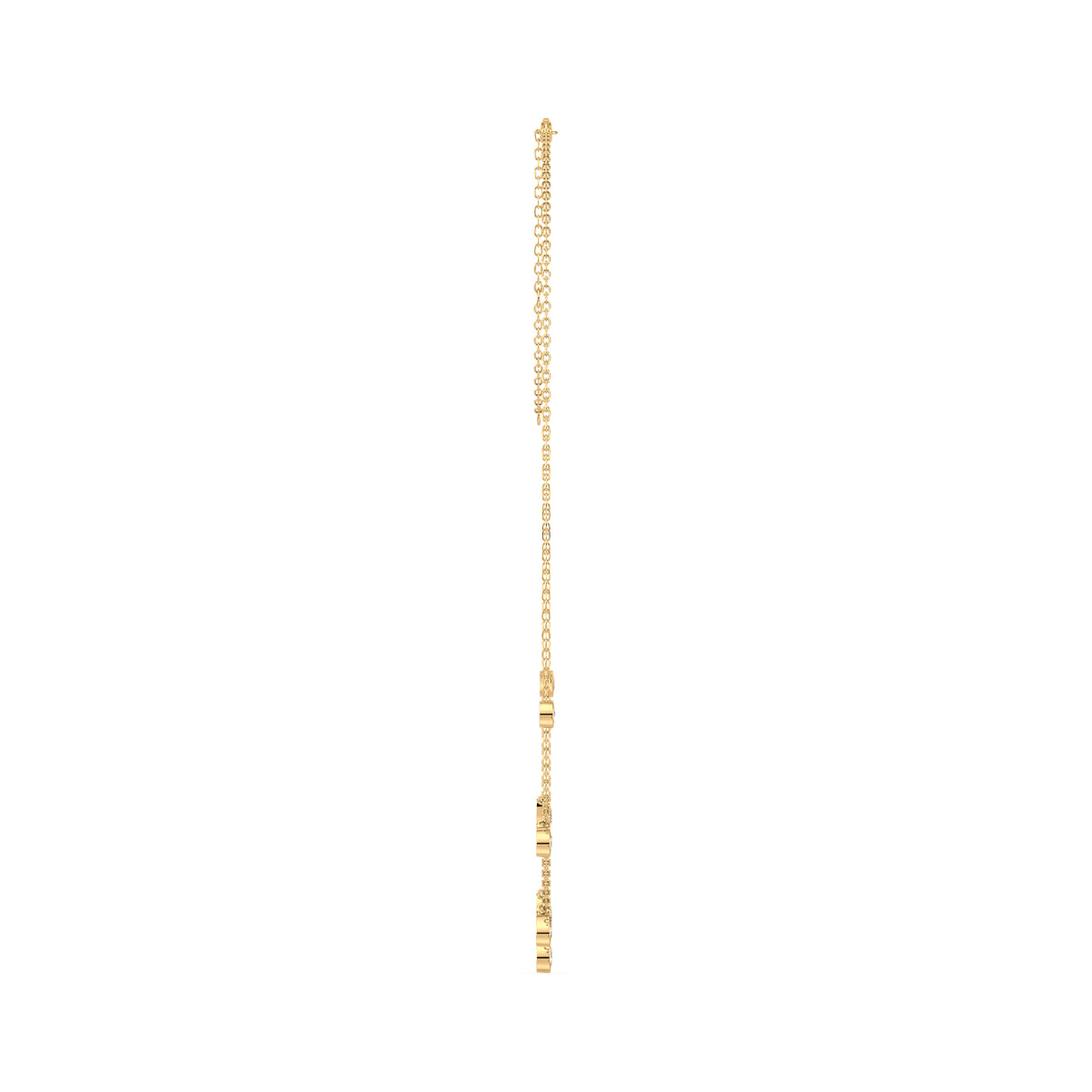 Sophia Pear Lab Grown Diamond Bezel Droplet Necklace