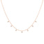 Sophia Pear Lab Grown Diamond Bezel Droplet Necklace