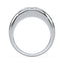 Serena East West Oval Lab Grown Diamond Dome Ring