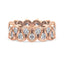 Piper Round Lab Grown Diamond Double Row Half Bezel Eternity Ring