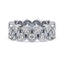 Piper Round Lab Grown Diamond Double Row Half Bezel Eternity Ring