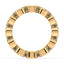 Piper Round Lab Grown Diamond Double Row Half Bezel Eternity Ring