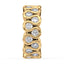 Piper Round Lab Grown Diamond Double Row Half Bezel Eternity Ring