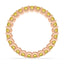 Greer Fancy Yellow Oval Lab Grown Diamond Eternity Ring