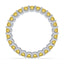 Greer Fancy Yellow Oval Lab Grown Diamond Eternity Ring