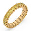 Greer Fancy Yellow Oval Lab Grown Diamond Eternity Ring
