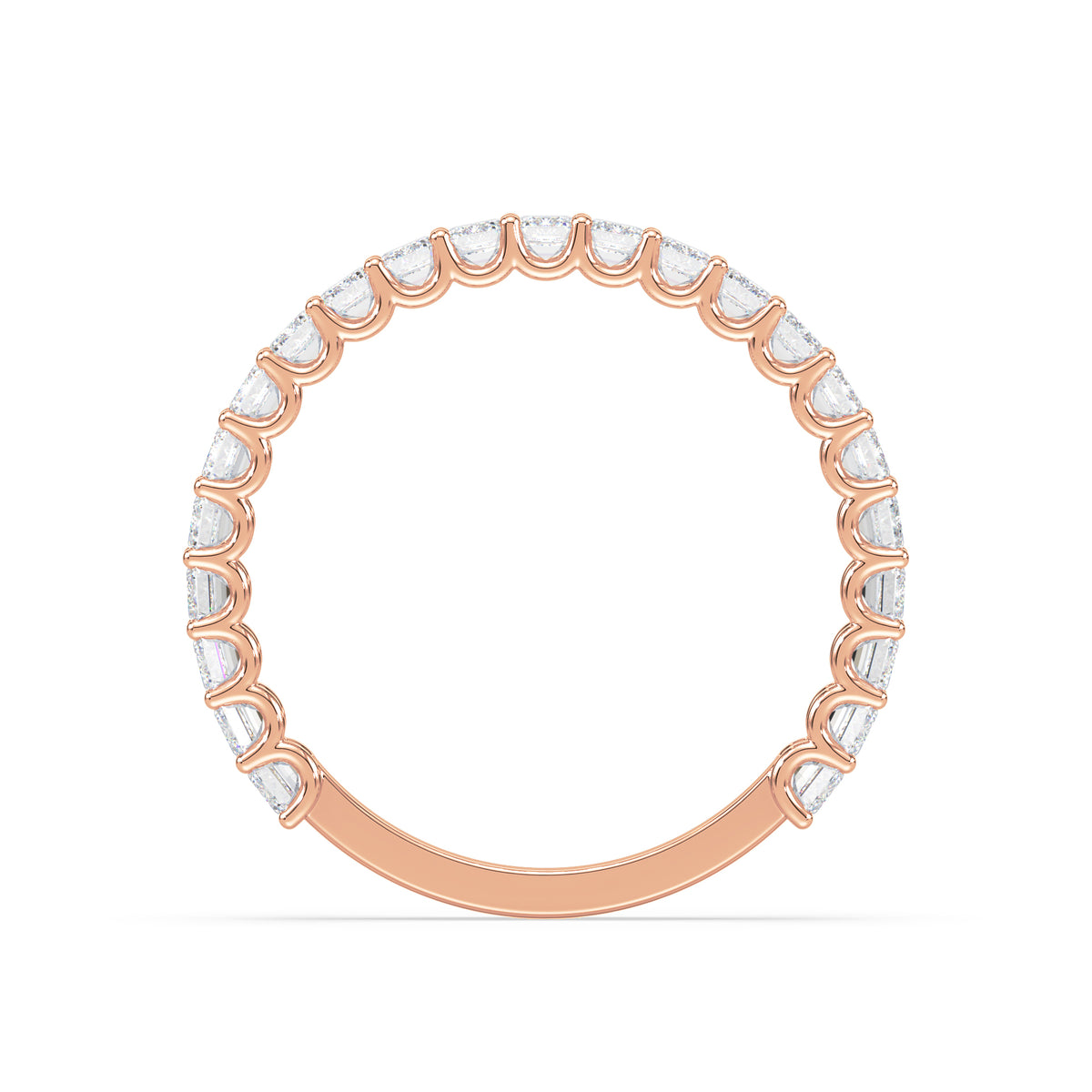 Tess Emerald Lab Grown Diamond 3/4 Eternity Ring