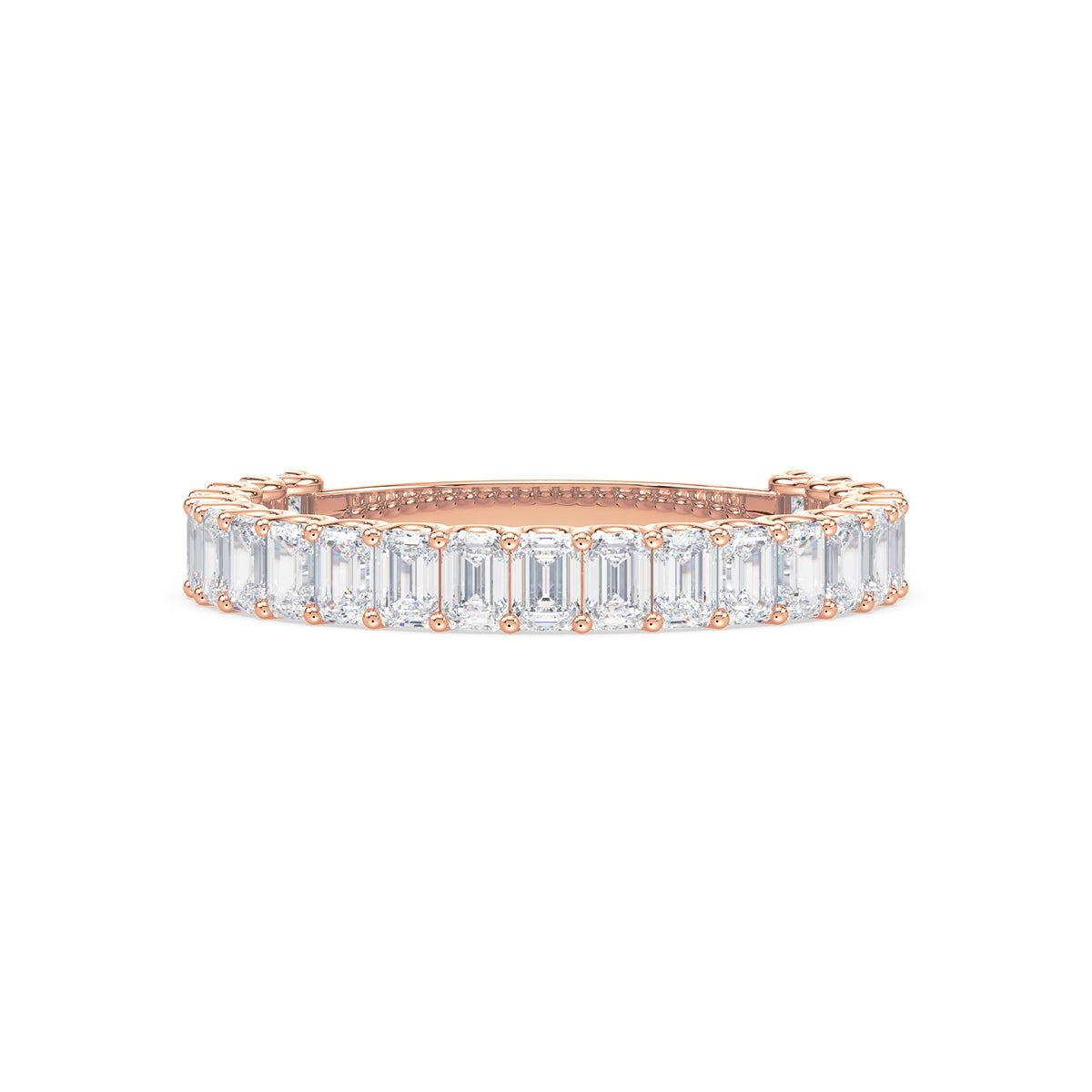 Tess Emerald Lab Grown Diamond 3/4 Eternity Ring