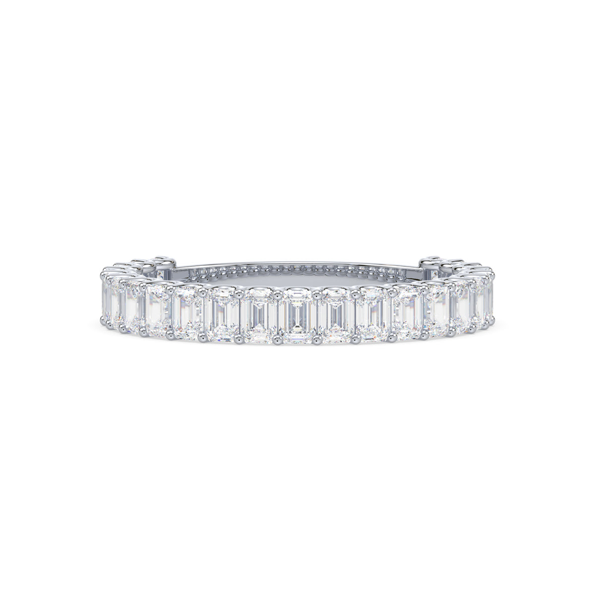 Tess Emerald Lab Grown Diamond 3/4 Eternity Ring