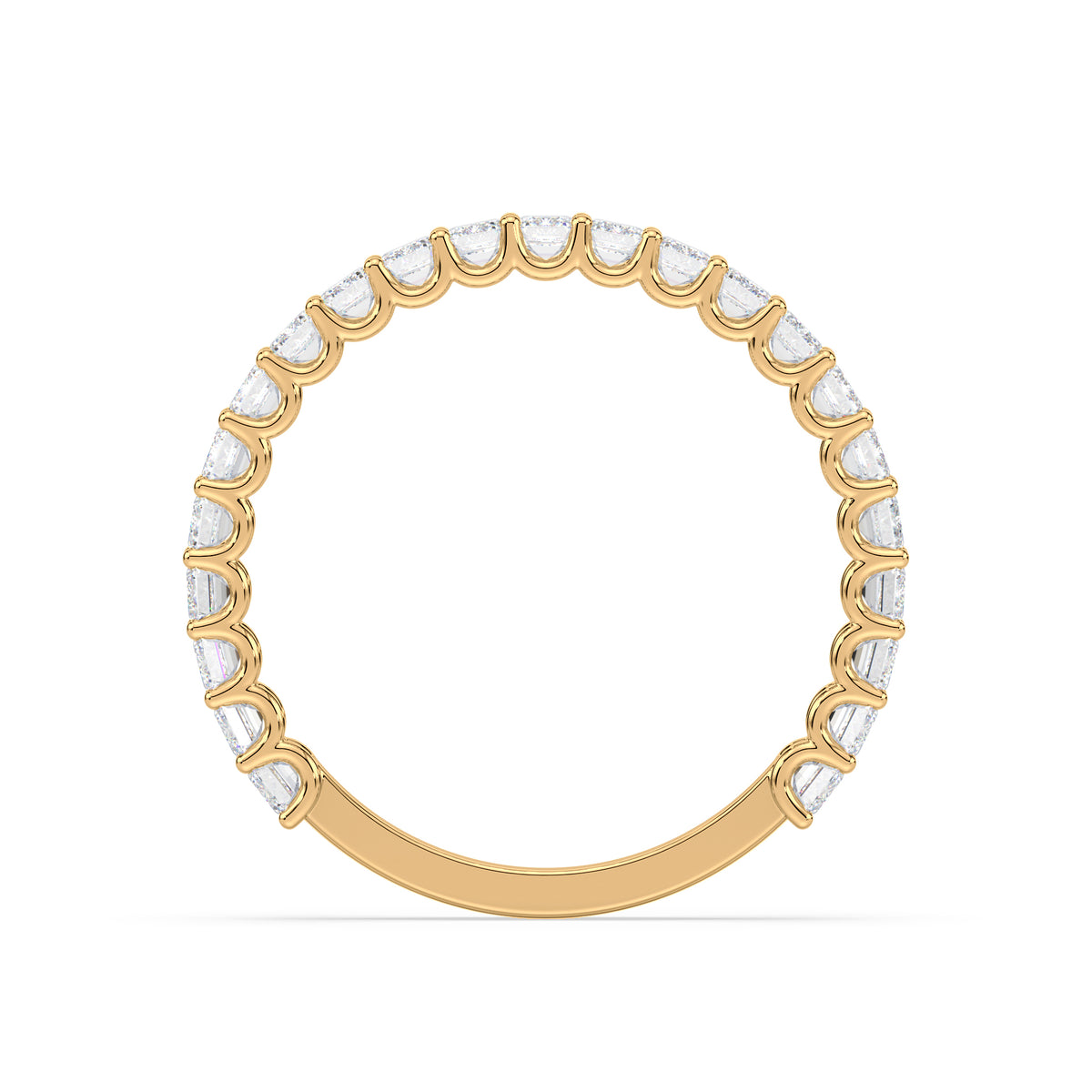Tess Emerald Lab Grown Diamond 3/4 Eternity Ring