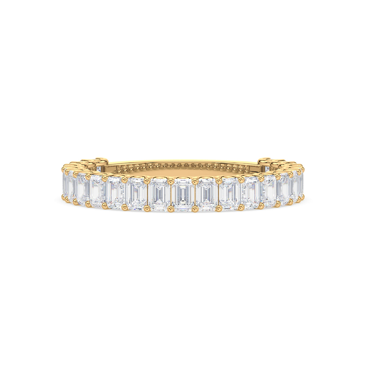 Tess Emerald Lab Grown Diamond 3/4 Eternity Ring
