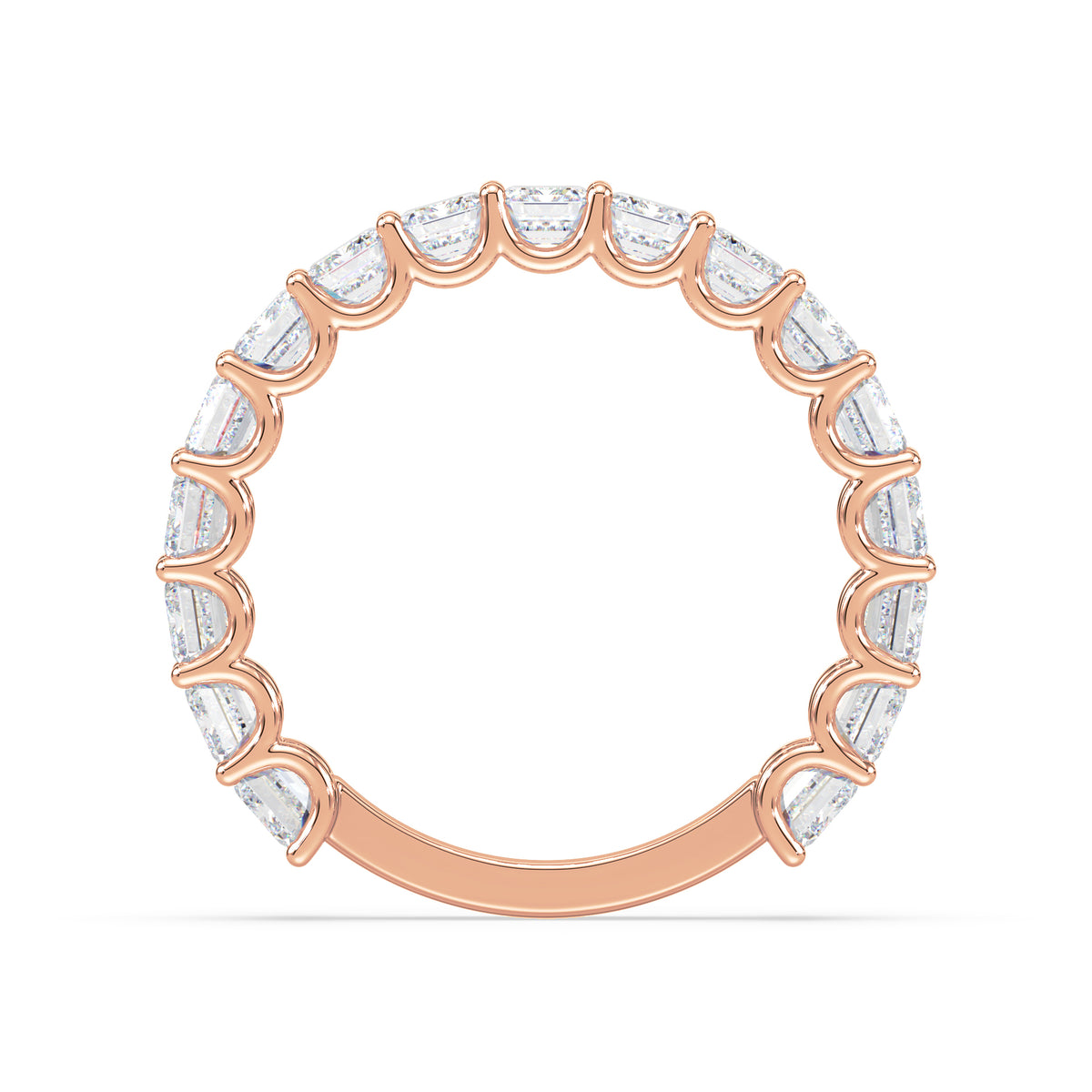 Tess Emerald Lab Grown Diamond 3/4 Eternity Ring