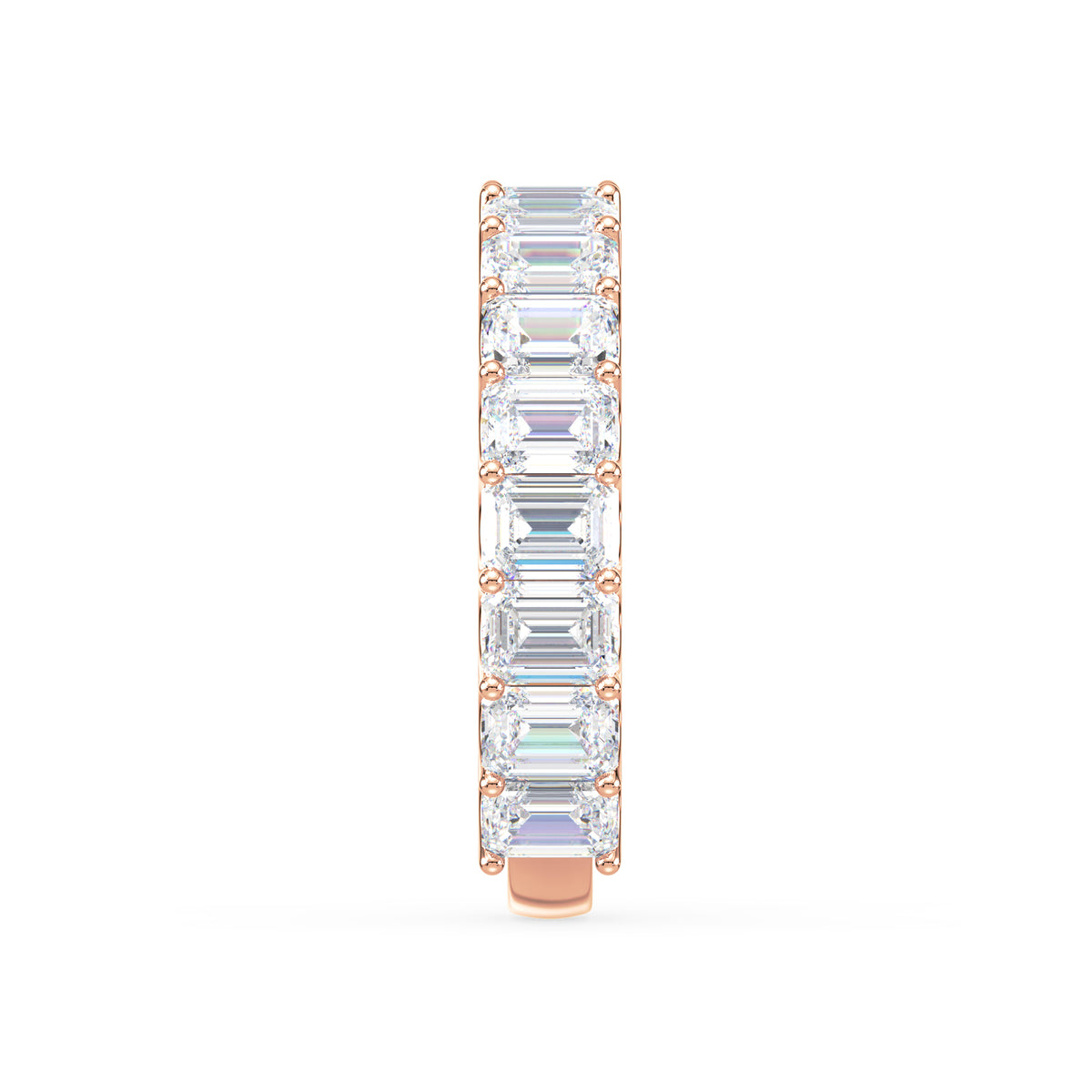 Tess Emerald Lab Grown Diamond 3/4 Eternity Ring