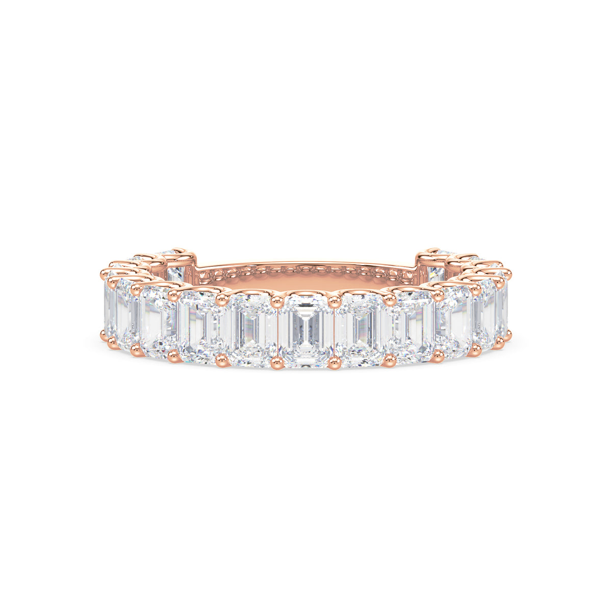 Tess Emerald Lab Grown Diamond 3/4 Eternity Ring