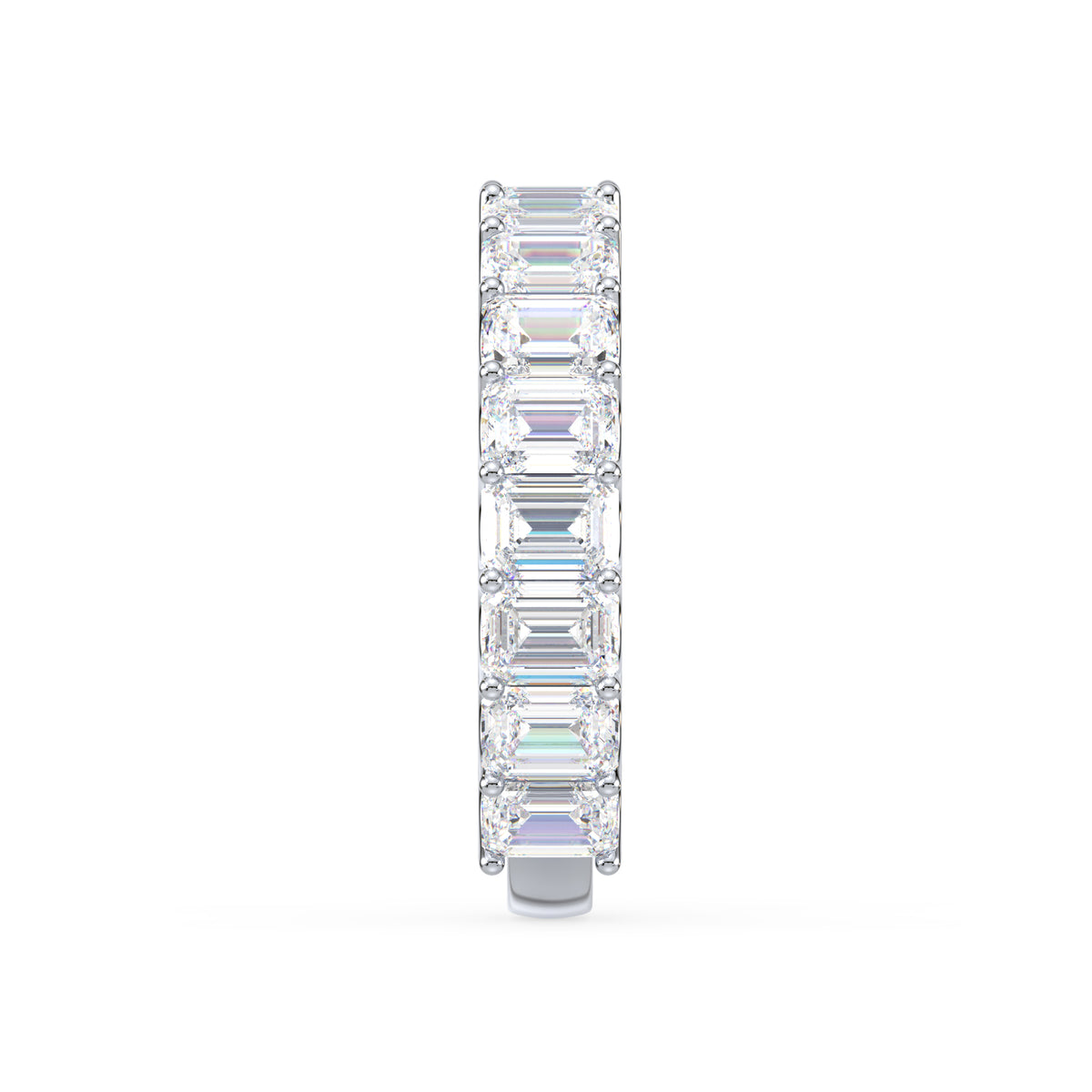 Tess Emerald Lab Grown Diamond 3/4 Eternity Ring