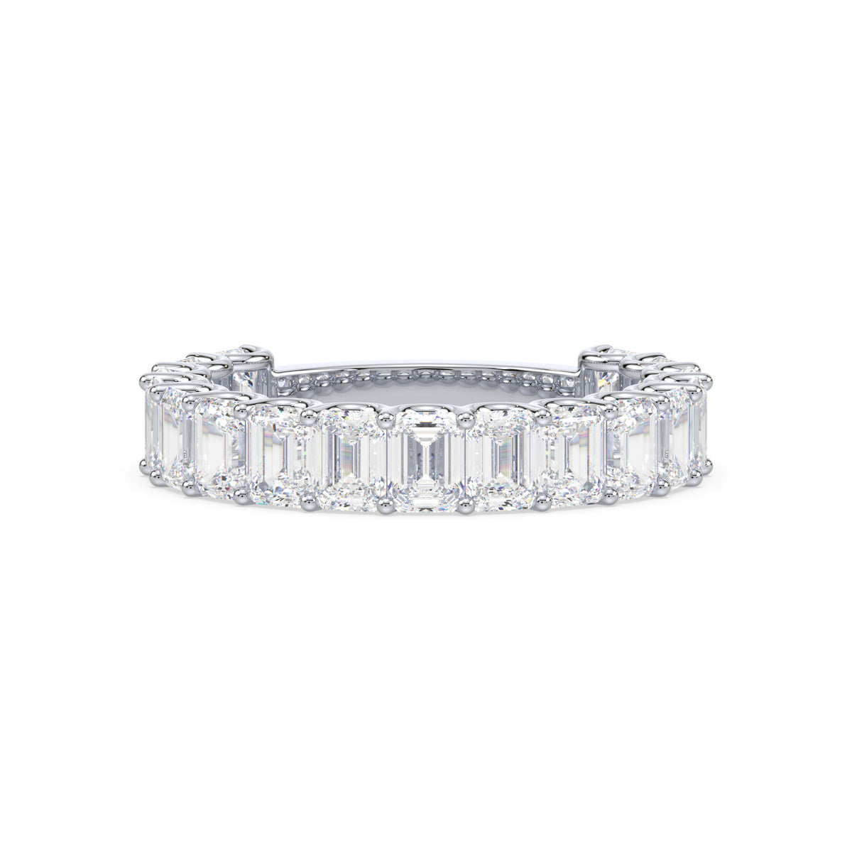 Tess Emerald Lab Grown Diamond 3/4 Eternity Ring