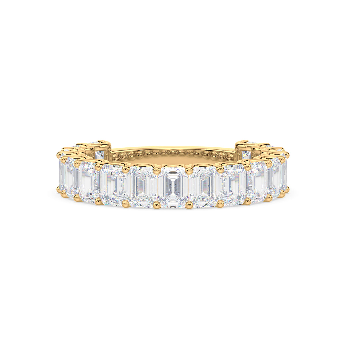 Tess Emerald Lab Grown Diamond 3/4 Eternity Ring