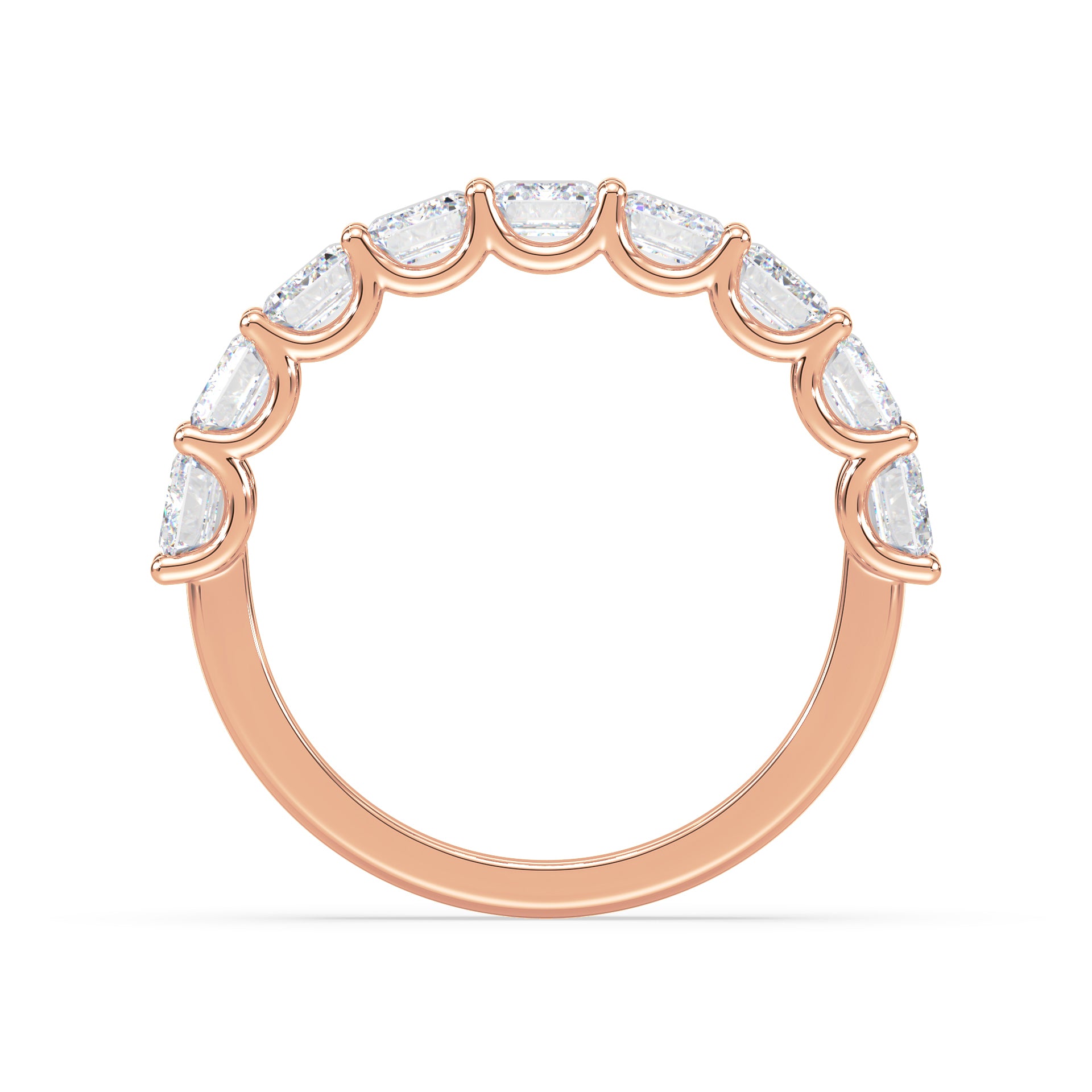 Tess Emerald Lab Grown Diamond Half Eternity Ring