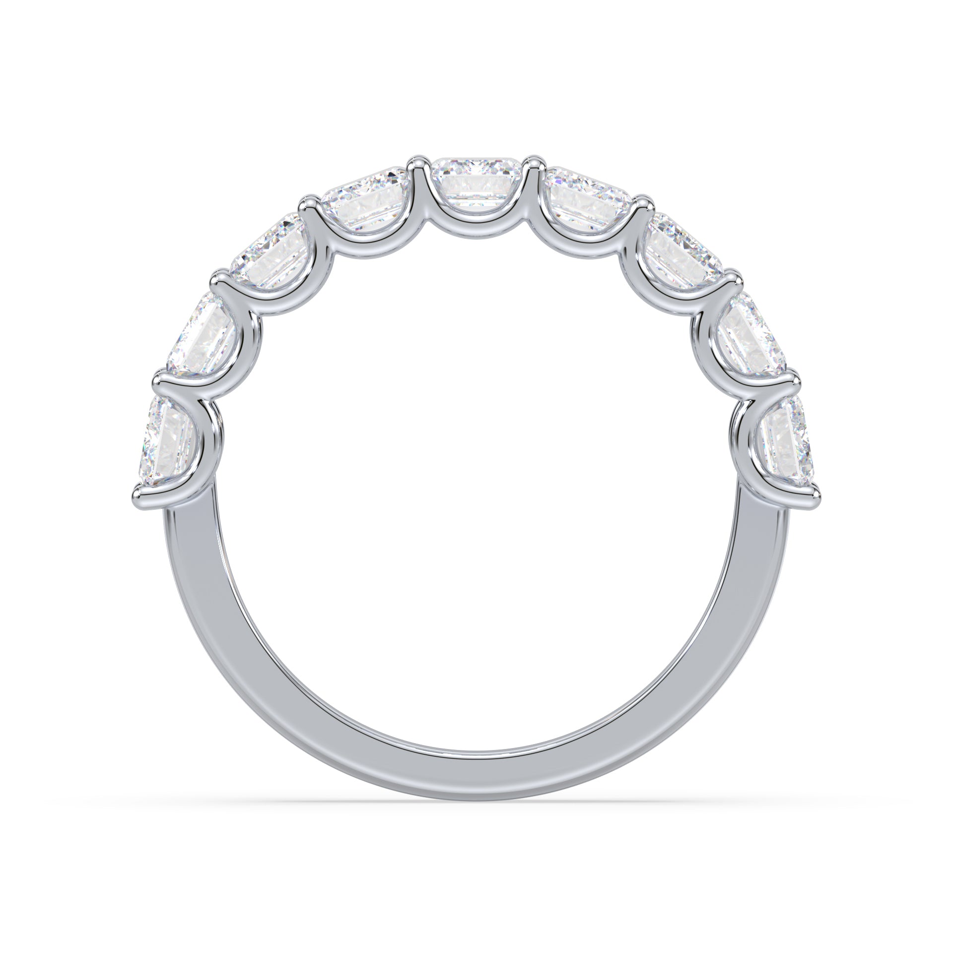 Tess Emerald Lab Grown Diamond Half Eternity Ring