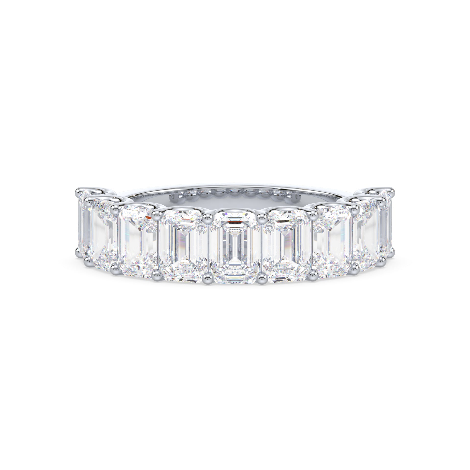 Tess Emerald Lab Grown Diamond Half Eternity Ring