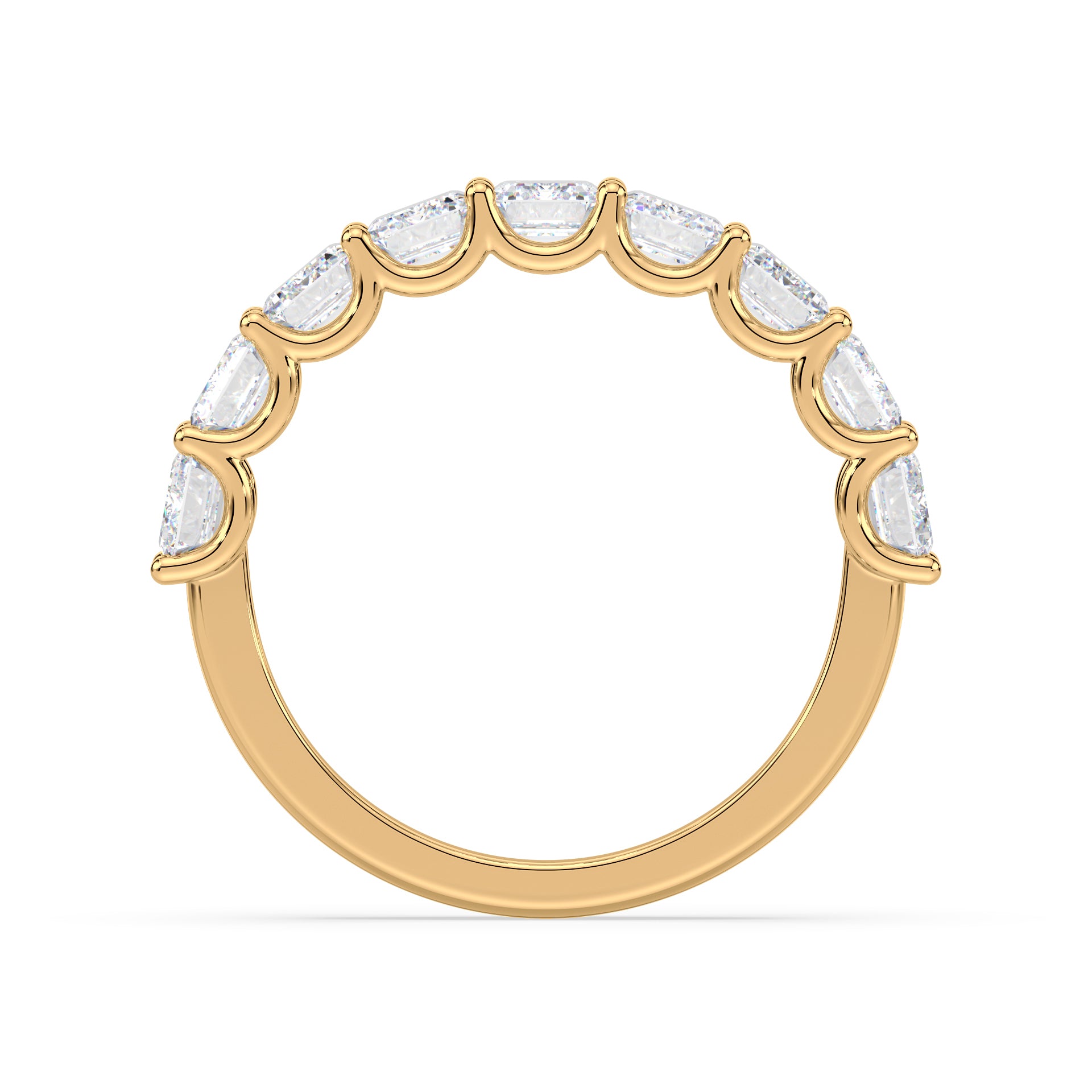 Tess Emerald Lab Grown Diamond Half Eternity Ring