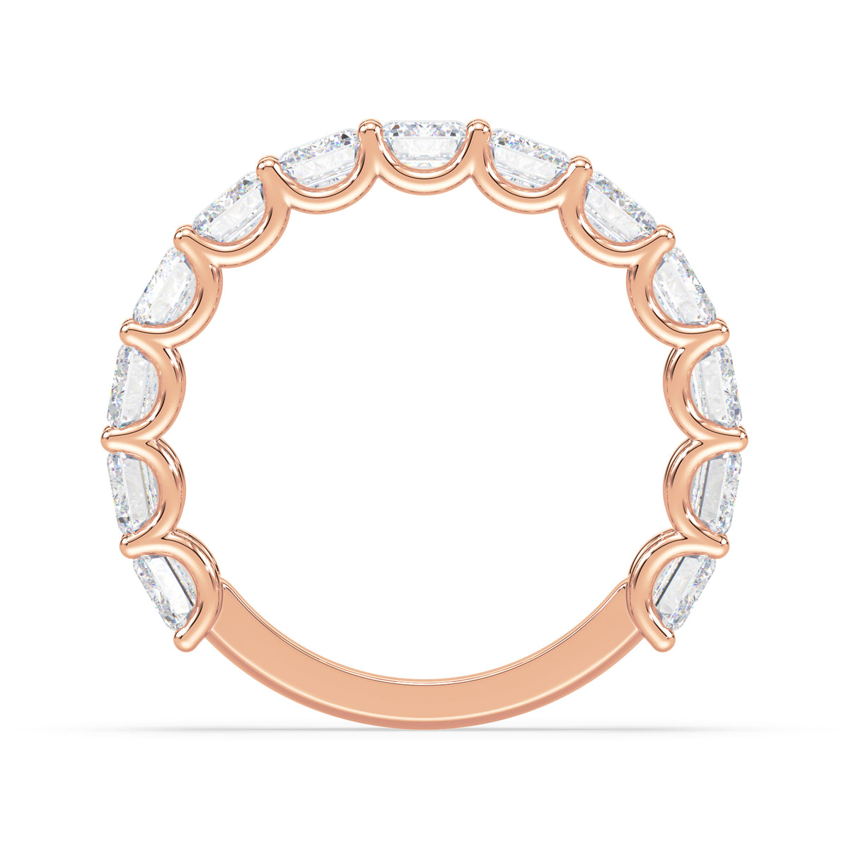 Tess Emerald Lab Grown Diamond 3/4 Eternity Ring
