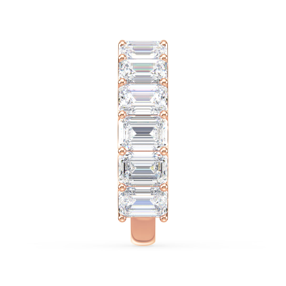 Tess Emerald Lab Grown Diamond 3/4 Eternity Ring