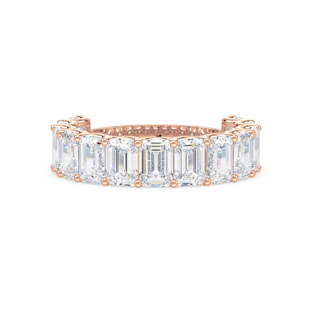 Tess Emerald Lab Grown Diamond 3/4 Eternity Ring