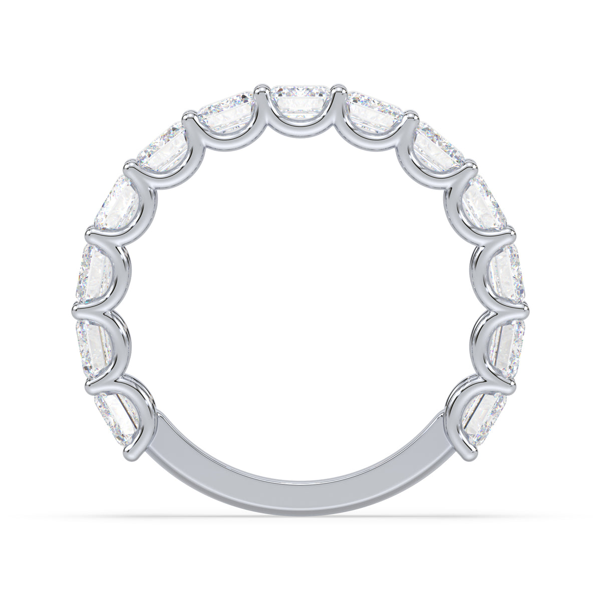 Tess Emerald Lab Grown Diamond 3/4 Eternity Ring